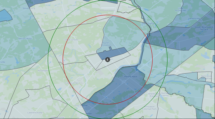 Princeton, New Jersey - Projected Population Growth Rate